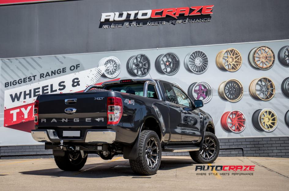 FORD RANGER GD05 MATTE BLACK MILLED ACCENTS